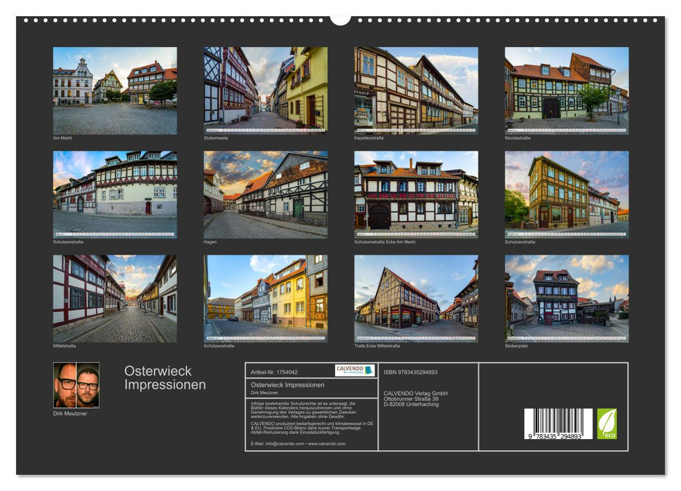 Osterwieck Impressionen (CALVENDO Premium Wandkalender 2025)