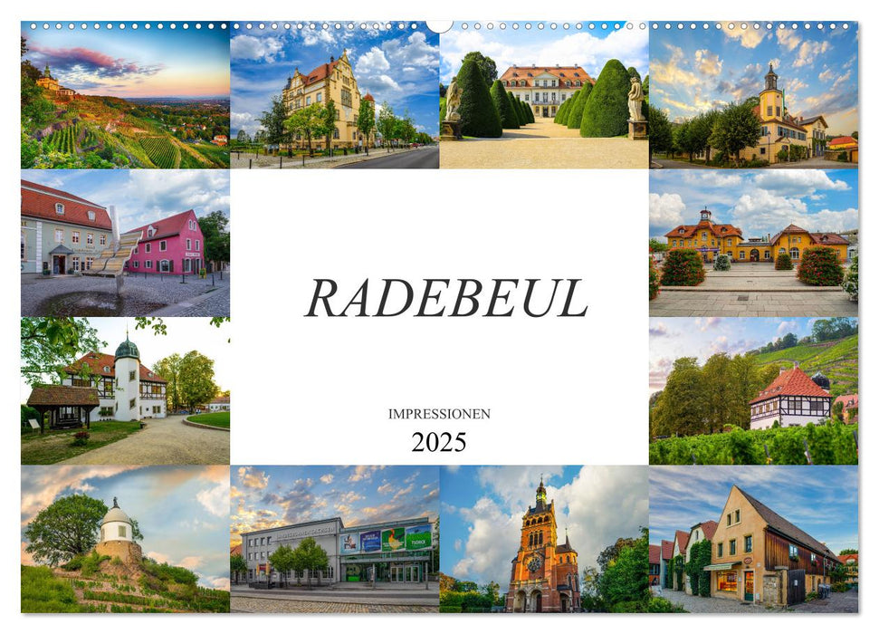 Radebeul Imressionen (CALVENDO Wandkalender 2025)