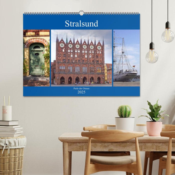 Stralsund - Perle der Ostsee (CALVENDO Wandkalender 2025)