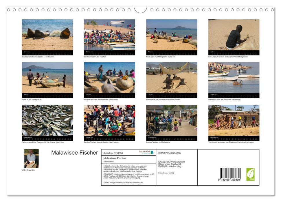 Malawisee Fischer (CALVENDO Wandkalender 2025)