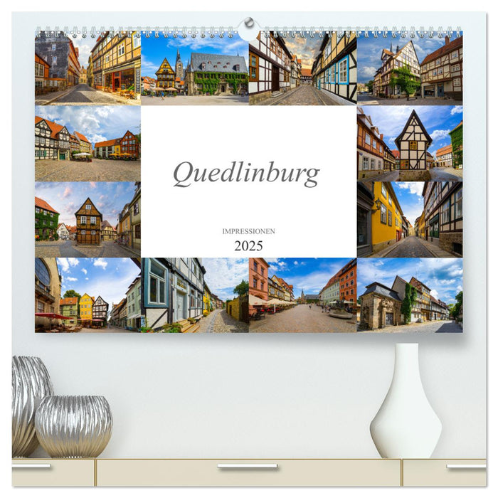 Quedlinburg Impressionen (CALVENDO Premium Wandkalender 2025)