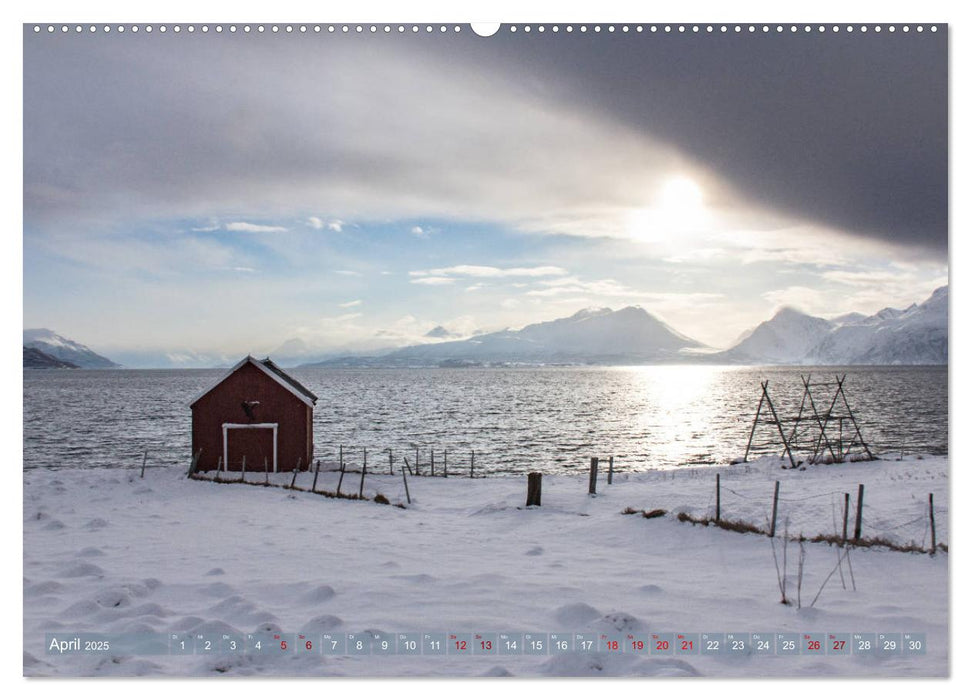 Lyngener Alpen Nord-Norwegen (CALVENDO Wandkalender 2025)