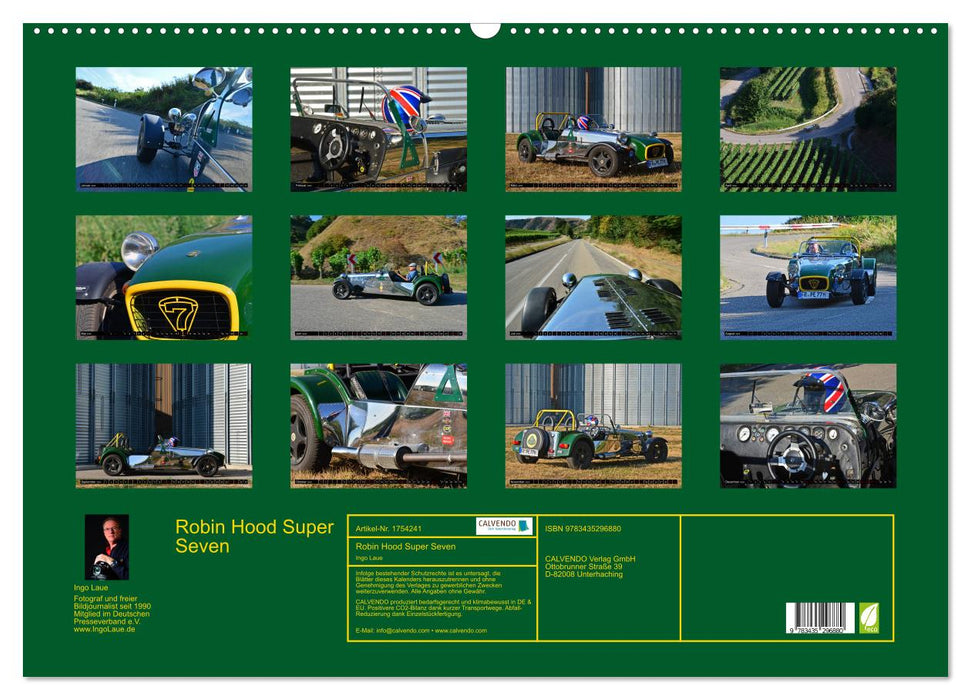 Robin Hood Super Seven (CALVENDO Wandkalender 2025)