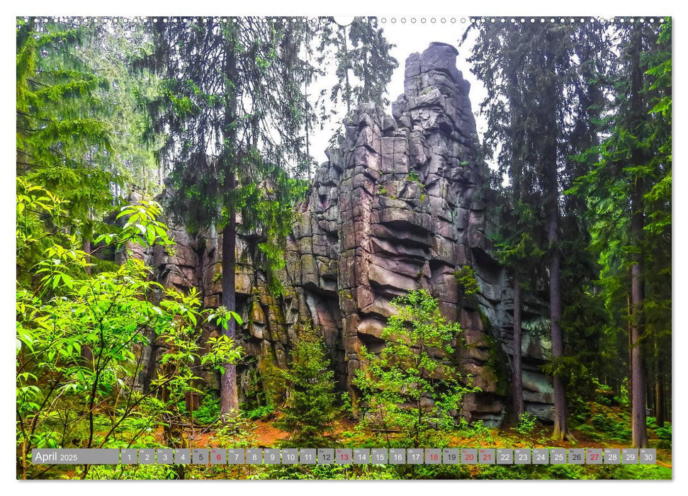 Wandern im Erzgebirge (CALVENDO Wandkalender 2025)