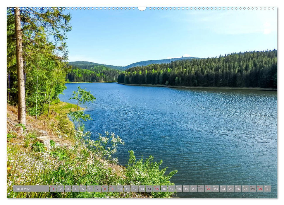 Wandern im Erzgebirge (CALVENDO Wandkalender 2025)