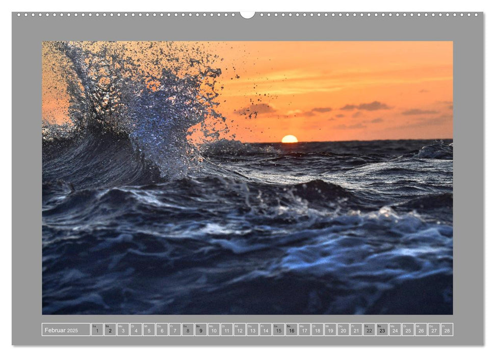 Nur Himmel und Meer (CALVENDO Premium Wandkalender 2025)