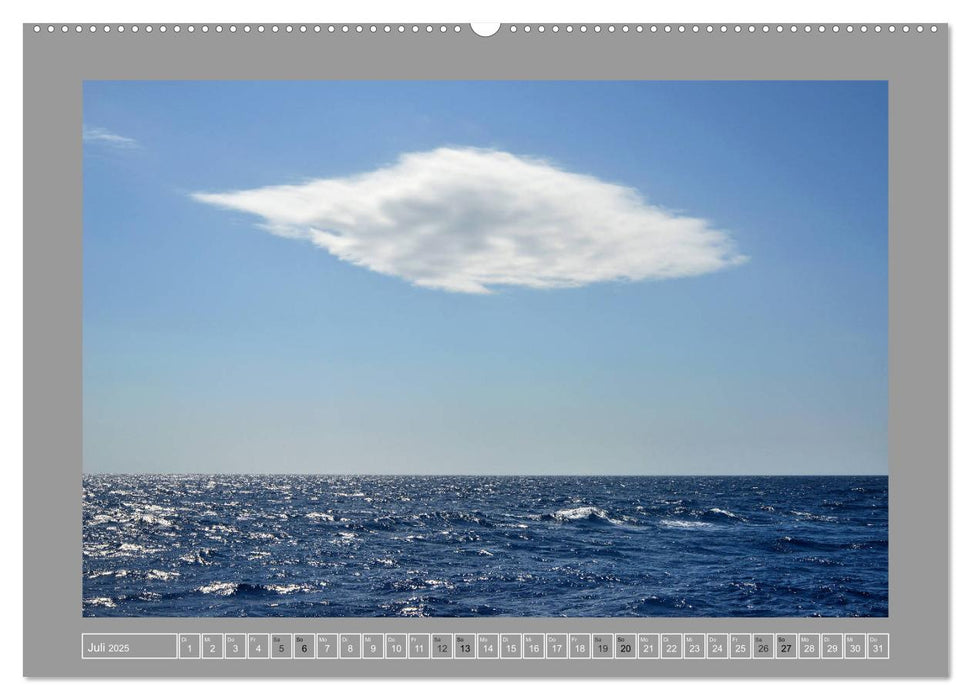 Nur Himmel und Meer (CALVENDO Premium Wandkalender 2025)
