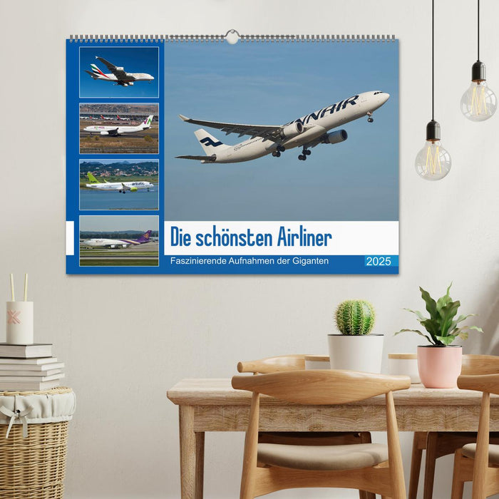 Die schönsten Airliner (CALVENDO Wandkalender 2025)