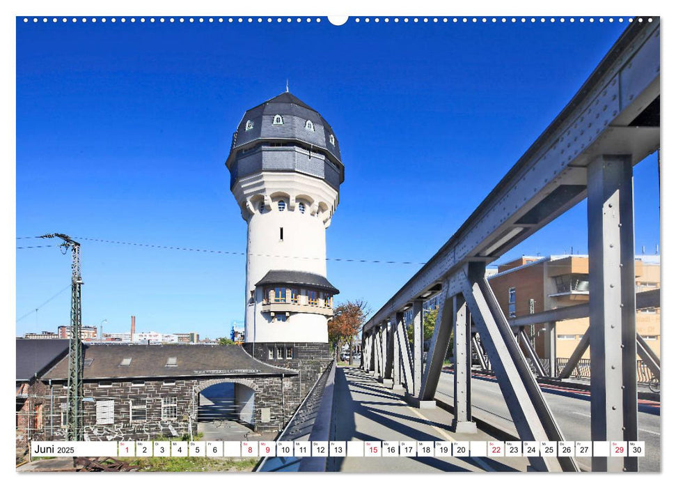 Ein Blick auf Darmstadt vom Frankfurter Taxifahrer Petrus Bodenstaff (CALVENDO Wandkalender 2025)