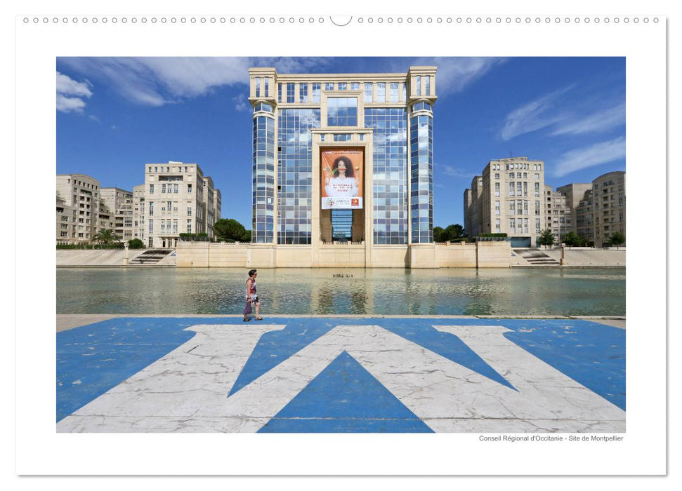 Montpellier - historisch und modern (CALVENDO Premium Wandkalender 2025)