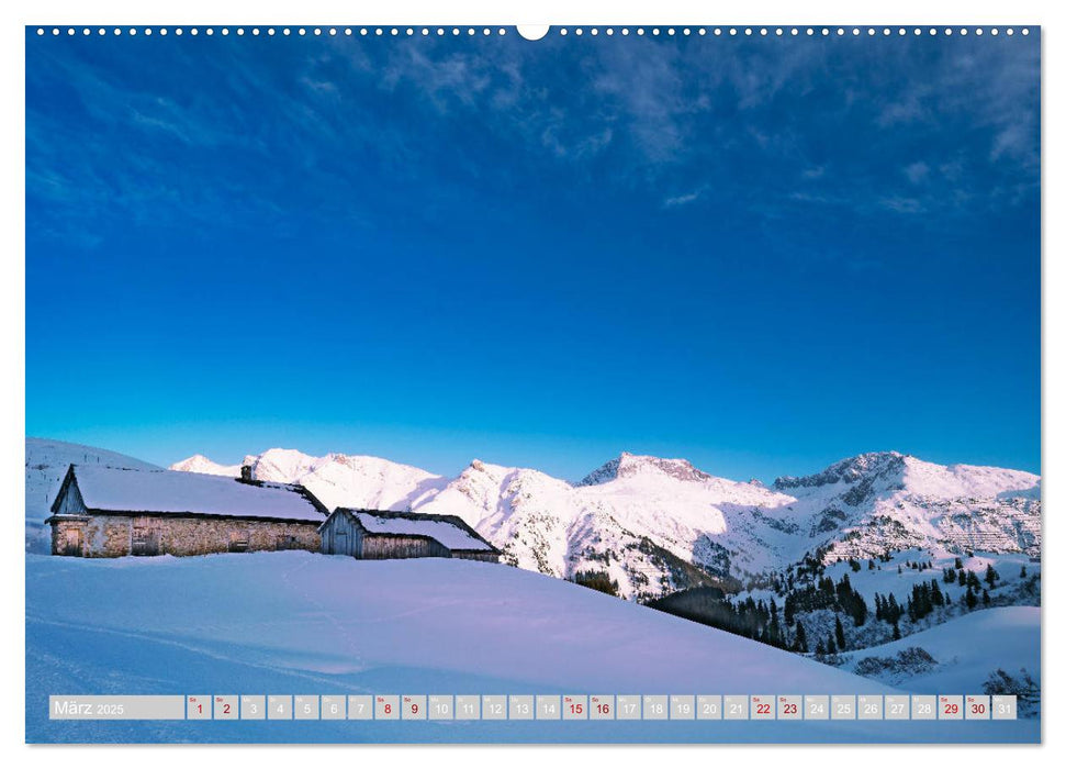 Lech am Arlberg - Winterzauber für das ganze Jahr (CALVENDO Premium Wandkalender 2025)