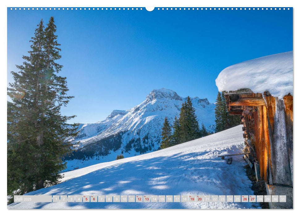 Lech am Arlberg - Winterzauber für das ganze Jahr (CALVENDO Premium Wandkalender 2025)