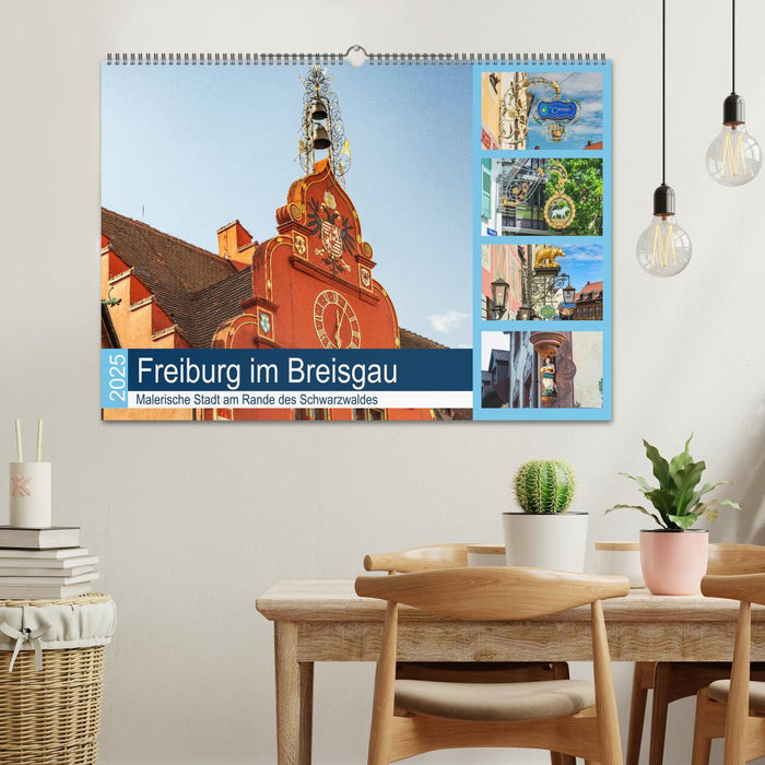 Freiburg im Breisgau. Malerische Stadt am Rande des Schwarzwaldes (CALVENDO Wandkalender 2025)