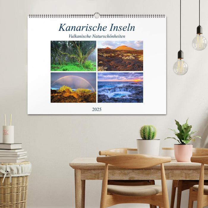 Kanarische Inseln - Vulkanische Naturschönheiten (CALVENDO Wandkalender 2025)