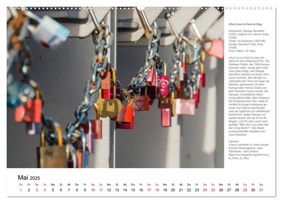 Honeysuckle Rose - Jazz-Standards ins Bild gesetzt (CALVENDO Premium Wandkalender 2025)