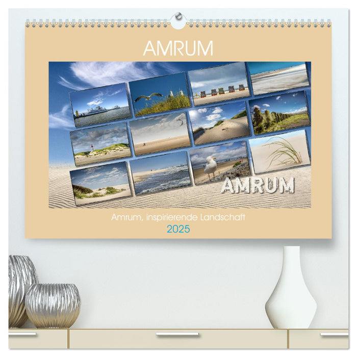 Amrum, inspirierende Landschaft (CALVENDO Premium Wandkalender 2025)