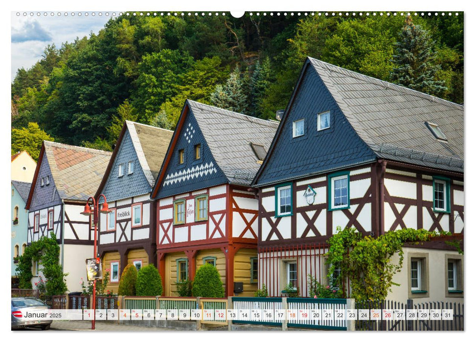 Bad Schandau Impressionen (CALVENDO Premium Wandkalender 2025)