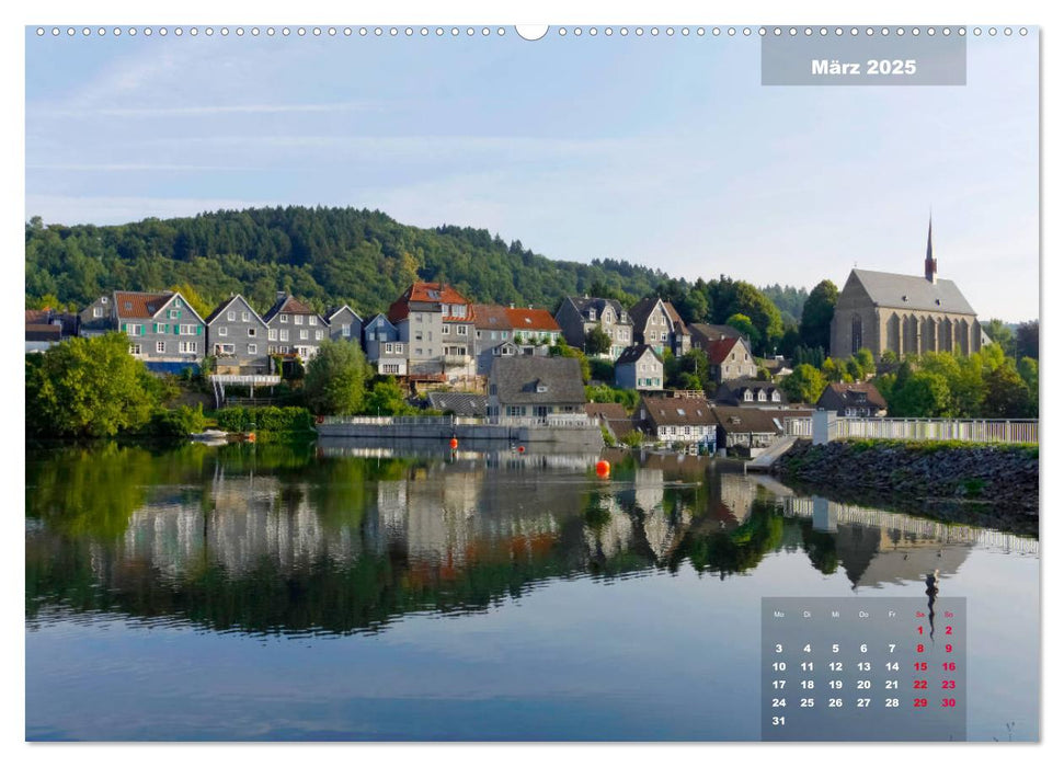 Bilderbogen Bergisches Land (CALVENDO Premium Wandkalender 2025)