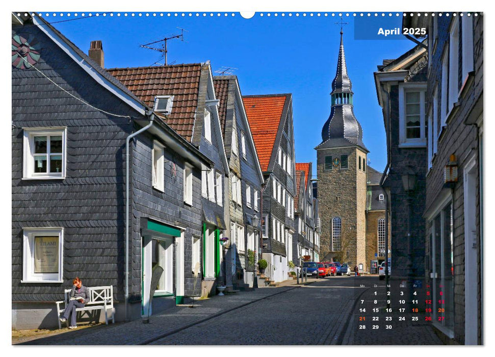 Bilderbogen Bergisches Land (CALVENDO Premium Wandkalender 2025)