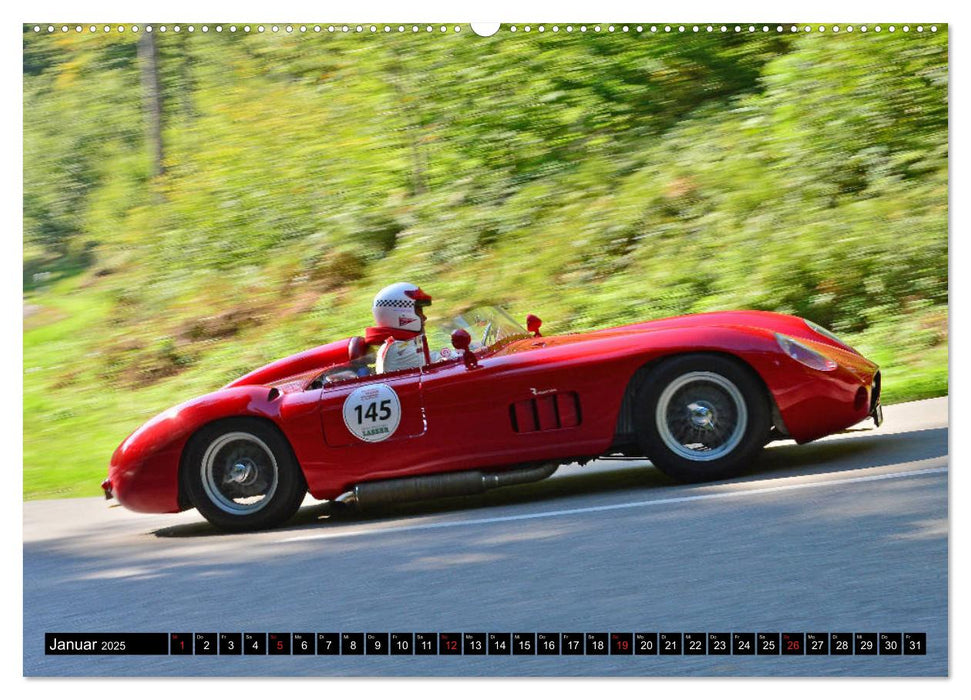 Italienische Oldtimer am Berg (CALVENDO Wandkalender 2025)