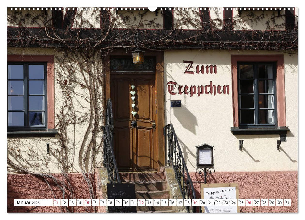 Eine Reise im Rheingau vom Frankfurter Taxifahrer Petrus Bodenstaff (CALVENDO Wandkalender 2025)