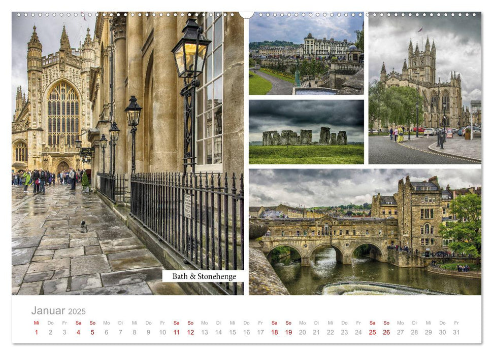 Erlesene Ansichten Britanniens (CALVENDO Premium Wandkalender 2025)