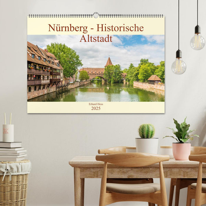 Nürnberg - Historische Altstadt (CALVENDO Wandkalender 2025)