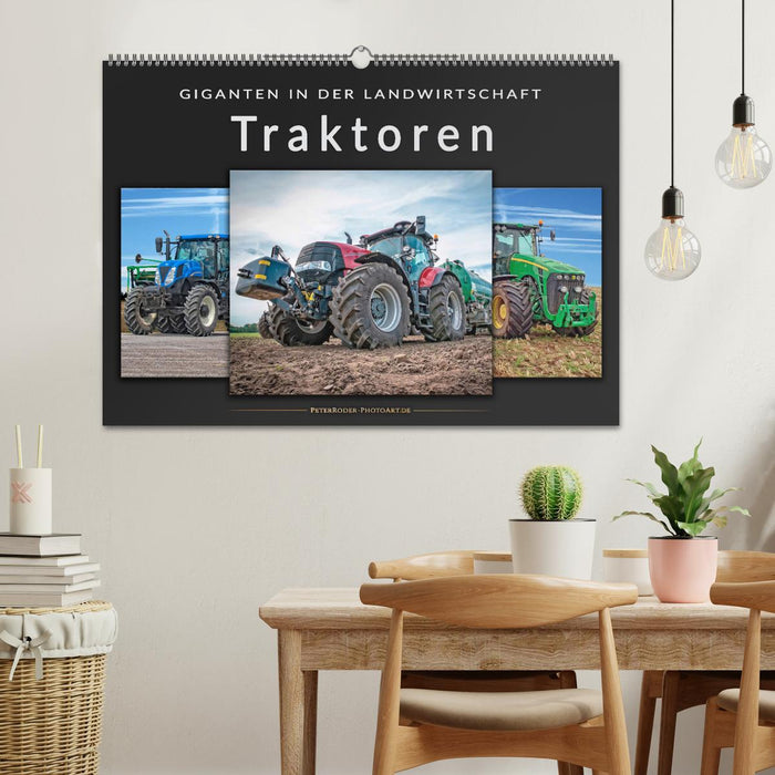 Traktoren - Giganten in der Landwirtschaft (CALVENDO Wandkalender 2025)