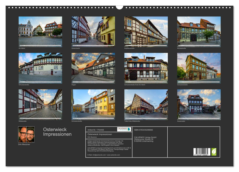 Osterwieck Impressionen (CALVENDO Wandkalender 2025)