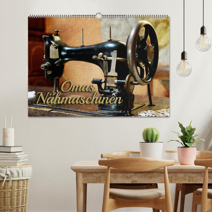 Omas Nähmaschinen (CALVENDO Wandkalender 2025)