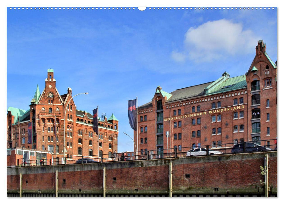 Hamburg - Ein Tag in der Speicherstadt (CALVENDO Premium Wandkalender 2025)