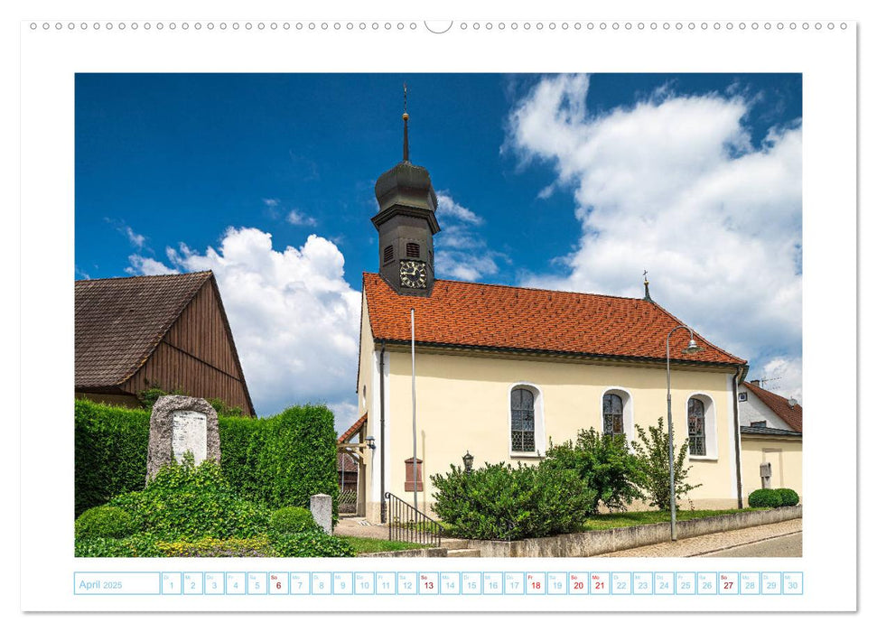 Romantische Kirchen im Hegau (CALVENDO Premium Wandkalender 2025)