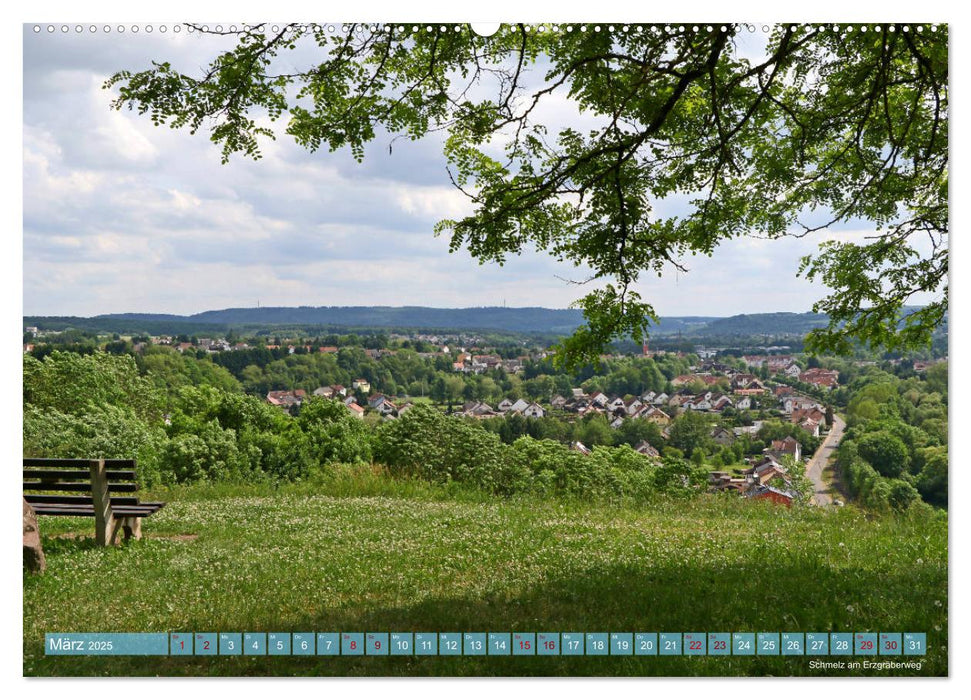 SAARLAND - AUSSICHTSREICH (CALVENDO Premium Wandkalender 2025)