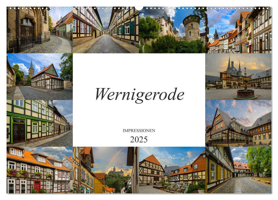 Wernigerode Impressionen (CALVENDO Wandkalender 2025)