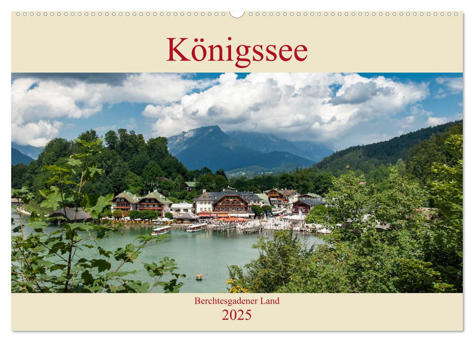 Königssee - Berchtesgadener Land (CALVENDO Wandkalender 2025)