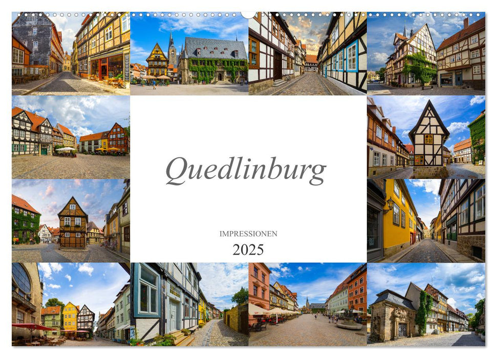 Quedlinburg Impressionen (CALVENDO Wandkalender 2025)