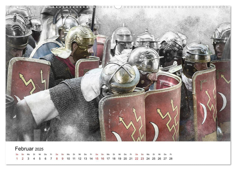 Zur Zeit der römischen Legion (CALVENDO Premium Wandkalender 2025)