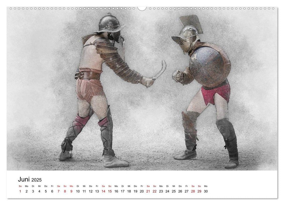 Zur Zeit der römischen Legion (CALVENDO Premium Wandkalender 2025)