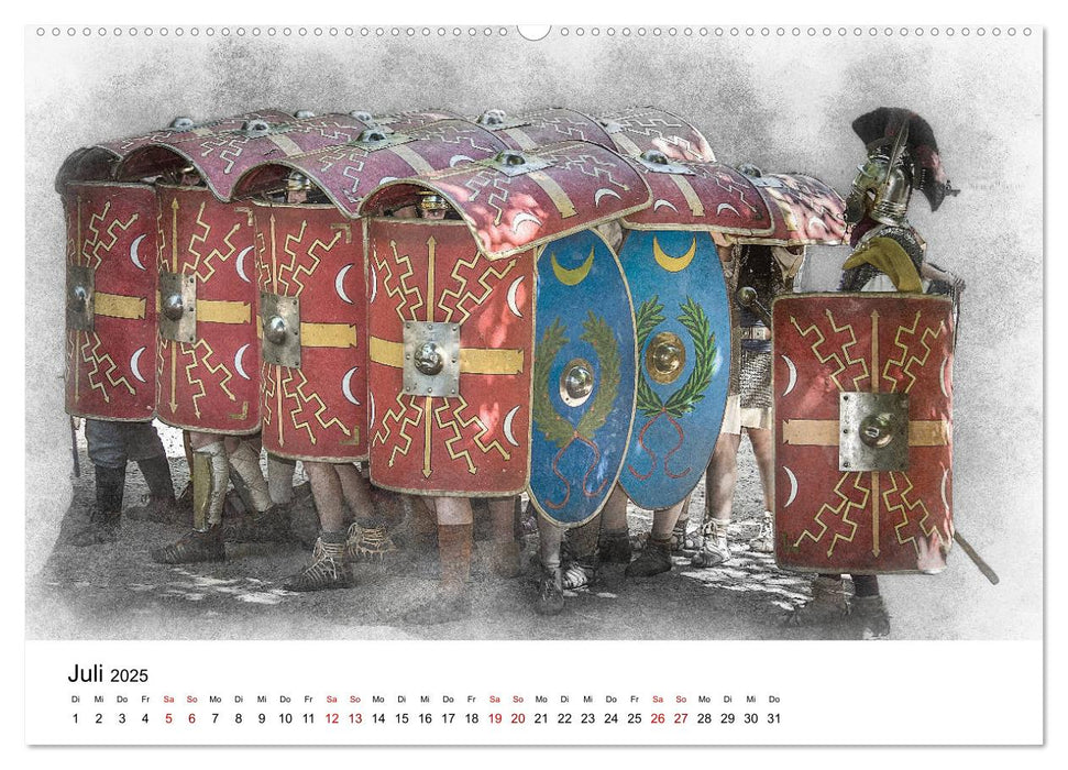 Zur Zeit der römischen Legion (CALVENDO Premium Wandkalender 2025)