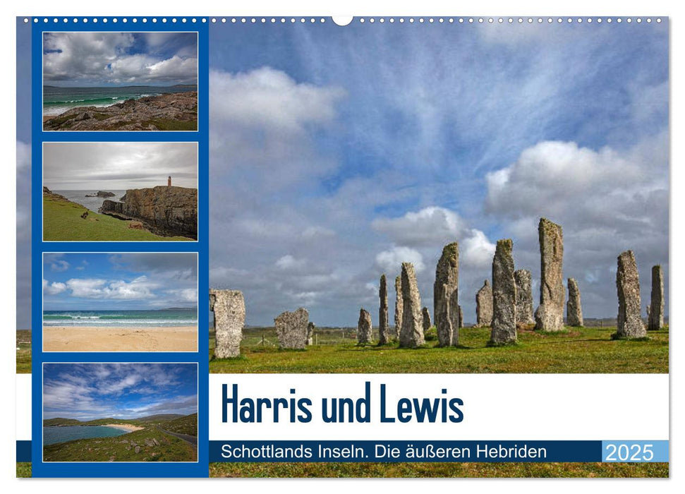 Harris und Lewis - Schottlands Inseln. Die äußeren Hebriden (CALVENDO Wandkalender 2025)