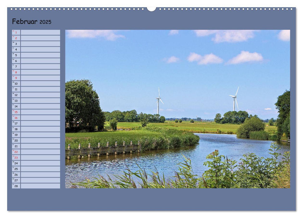 Faszinierendes Friesland (CALVENDO Premium Wandkalender 2025)