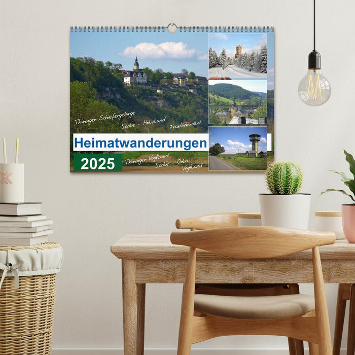 Heimatwanderungen 2025 (CALVENDO Wandkalender 2025)