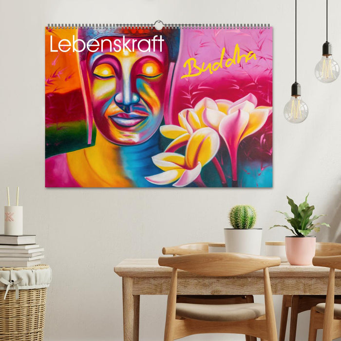 Lebenskraft Buddha (CALVENDO Wandkalender 2025)