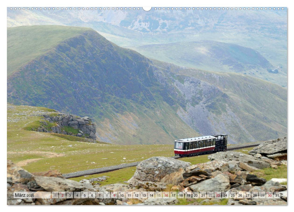 Gogledd Cymru - Nord-Wales (CALVENDO Premium Wandkalender 2025)