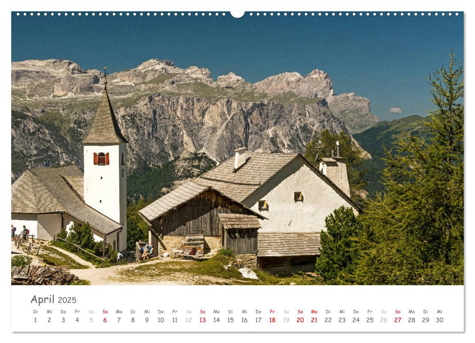 Südtirol - Land der Berge und Seen (CALVENDO Premium Wandkalender 2025)