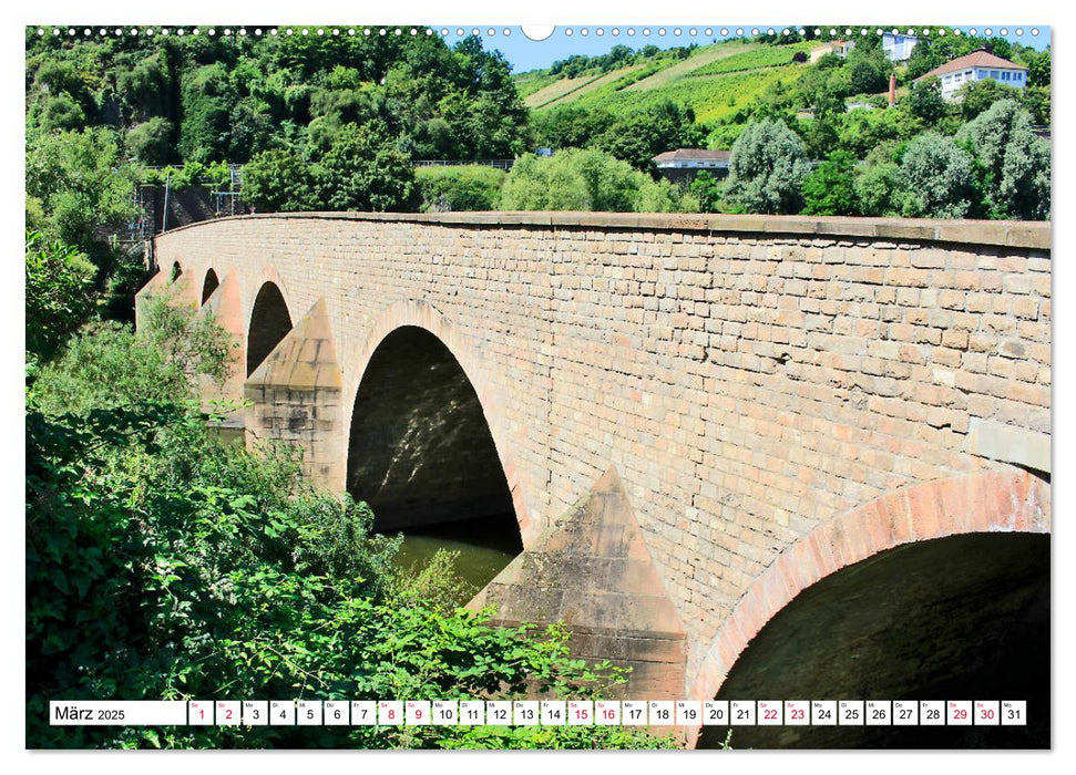 Bingen am Rhein vom Frankfurter Taxifahrer Petrus Bodenstaff (CALVENDO Premium Wandkalender 2025)