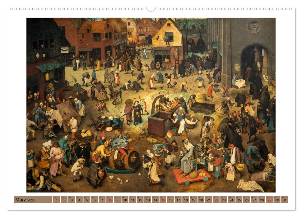 Pieter Bruegel d.Ä. (CALVENDO Premium Wandkalender 2025)