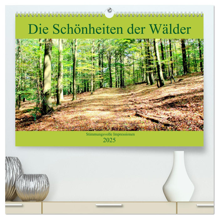 Die Schönheiten der Wälder - Stimmungsvolle Impressionen (CALVENDO Premium Wandkalender 2025)