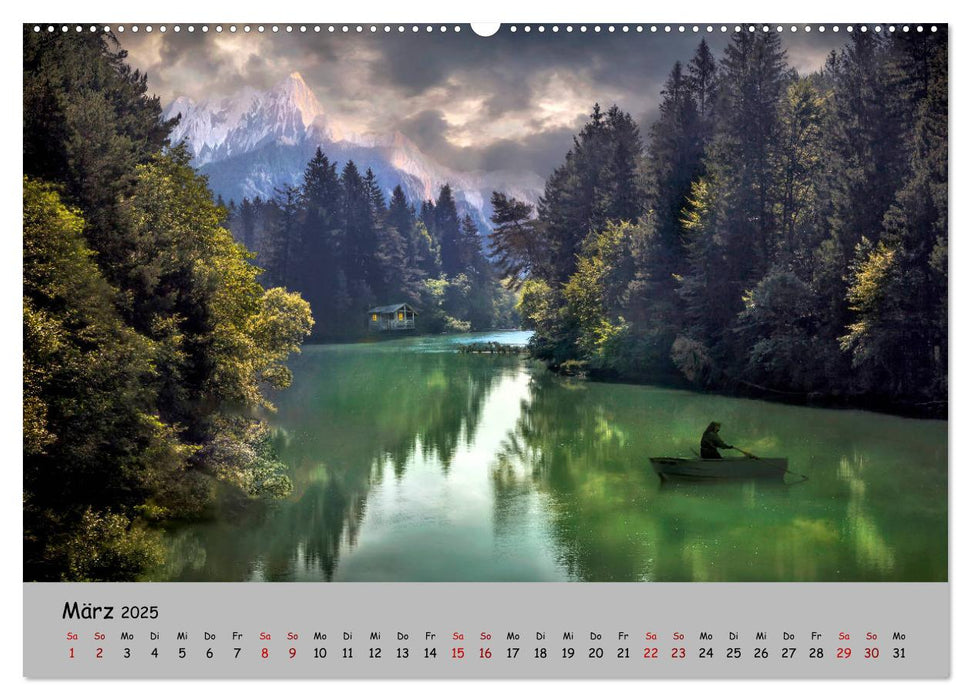 Magische Stille (CALVENDO Premium Wandkalender 2025)