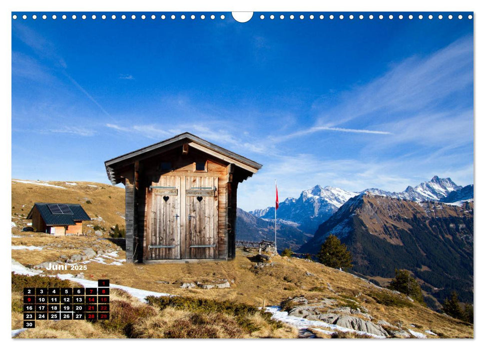 "Stille Örtchen" in den Bergen (CALVENDO Wandkalender 2025)